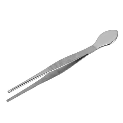 Bonsai Tweezers Stainless Steel Straight Serrated Tips Potted Plant Soil Loosening Spatula