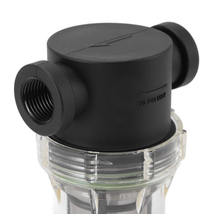 Hose Filter Plastic Sediment Impurity Garden Watering Prefilter For High Pressure Washer G1/2 100 Meshes