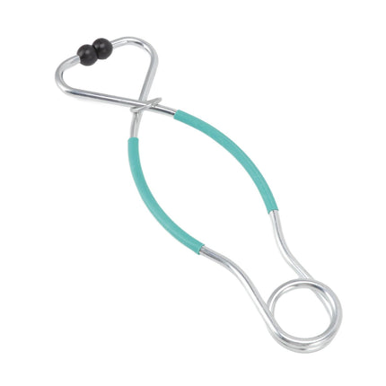 Cattle Bull Cow Nose Pliers Metal Punch Free Strong Traction Cow Pulling Tool for Farm Ranch Veterinary L Green