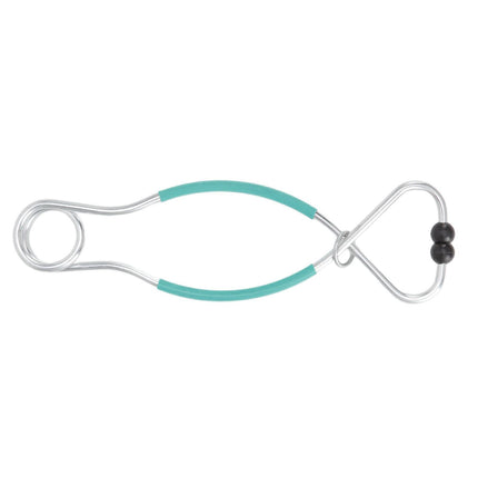 Cattle Bull Cow Nose Pliers Metal Punch Free Strong Traction Cow Pulling Tool for Farm Ranch Veterinary L Green