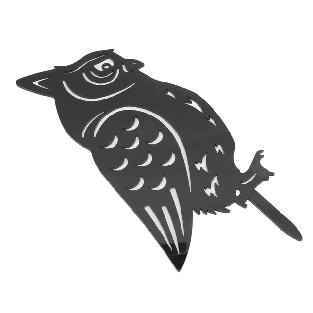 Garden Owl Decorative Insert Card Outdoor Courtyard Lawn Owl Silhouette Acrylic Stakes – product detail