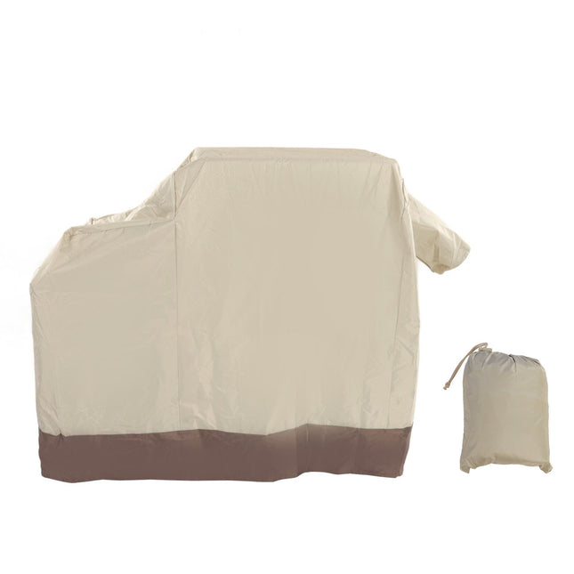 Grill Cover 420D Silver Coated Oxford Cloth Barbecue Cover Waterproof Dustproof Outdoor BBQ Grill Cover