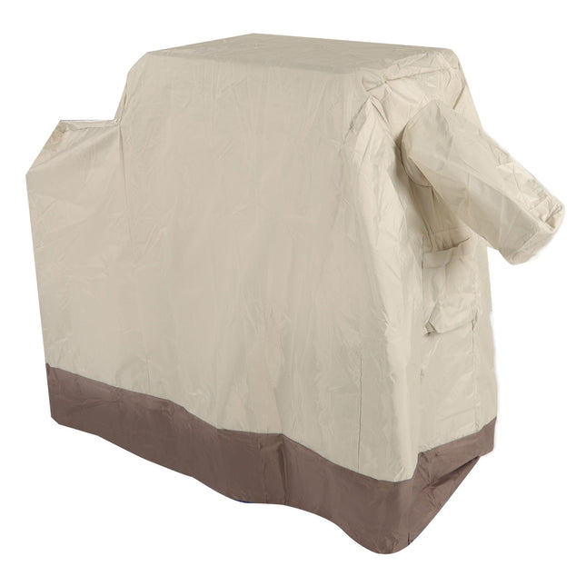 Grill Cover 420D Silver Coated Oxford Cloth Barbecue Cover Waterproof Dustproof Outdoor BBQ Grill Cover – product detail