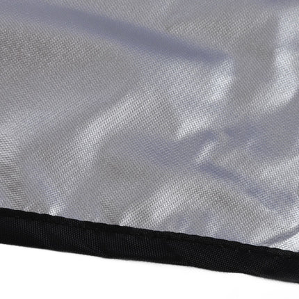Grill Cover 420D Silver Coated Oxford Cloth Barbecue Cover Waterproof Dustproof Outdoor BBQ Grill Cover Beige Brown 104x68.5x124cm