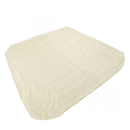 SPA Cover Square Waterproof 190 Silver Coated Polyester Taff Weather Resistant Hot Tub Cover Protector for Bathtub 231x231x30cm/90.9x90.9x11.8in Beige