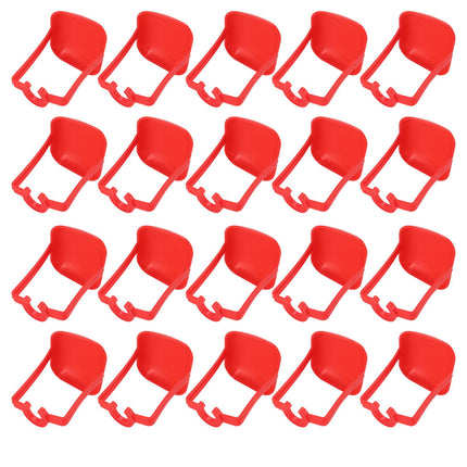 20Pcs Chicken Automatic Waterer Cups Rust Proof Bright Color Chicken Drinking Cups for Farm Red