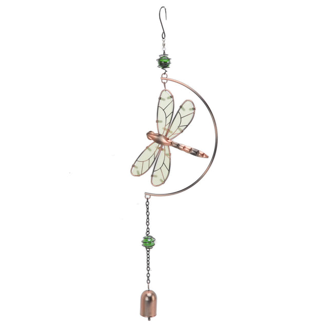 Dragonfly Wind Chimes Waterproof Beautiful Melody Iron Hanging Ornaments for Home Decoration – product detail