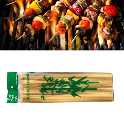 Disposable Barbecue Skewers Bamboo for Barbecue BBQ Appetiser Fruit Kabob Chocolate Fountain Grilling 3mm 15cm