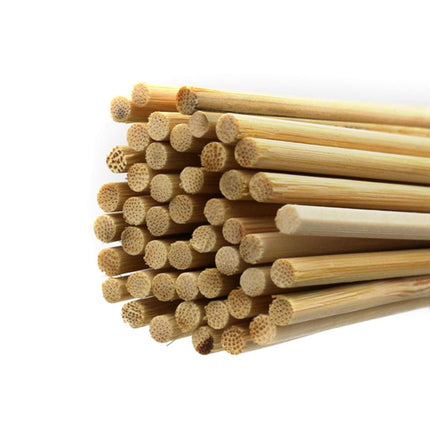 Disposable Barbecue Skewers Bamboo for Barbecue BBQ Appetiser Fruit Kabob Chocolate Fountain Grilling 3mm 15cm