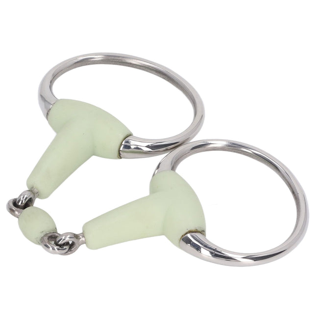 Horse Snaffle Bit Stainless Steel Horse Snaffle Roller Garden Breeding Mouth Bit for for 125mm Horse Mouth – product detail