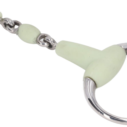 Horse Snaffle Bit Stainless Steel Horse Snaffle Roller Garden Breeding Mouth Bit for for 125mm Horse Mouth
