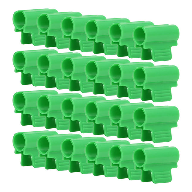 24pcs Greenhouse Clamps Single Head Row Cover Netting Tunnel Hoop Clips Insect Proof Shed Film Shading Net