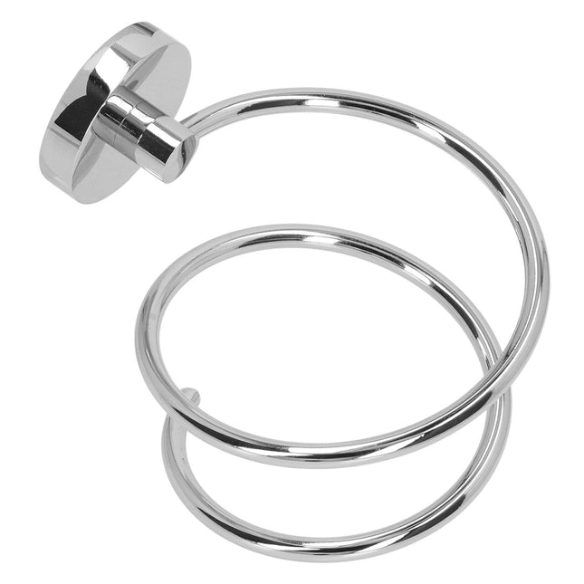 304 Stainless Steel Hair Dryer Rack Keep Tidy Wall Mount Blow Hair Dryer Holder for Bathroom Chrome Plated – product detail