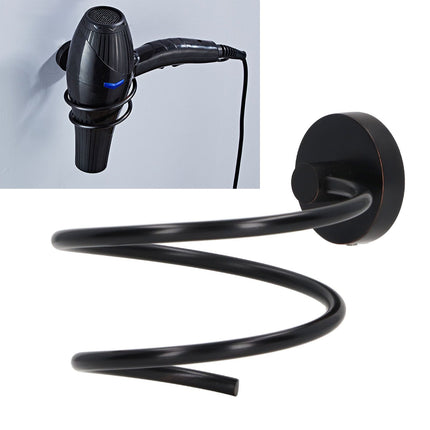 304 Stainless Steel Hair Dryer Rack Keep Tidy Wall Mount Blow Hair Dryer Holder for Bathroom ORB