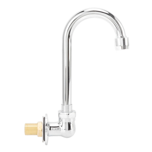Foot Pedal Faucet Stainless Steel G1/2 Thread Wall Mounted Knee Valve Basin Tap for Hospital Railway