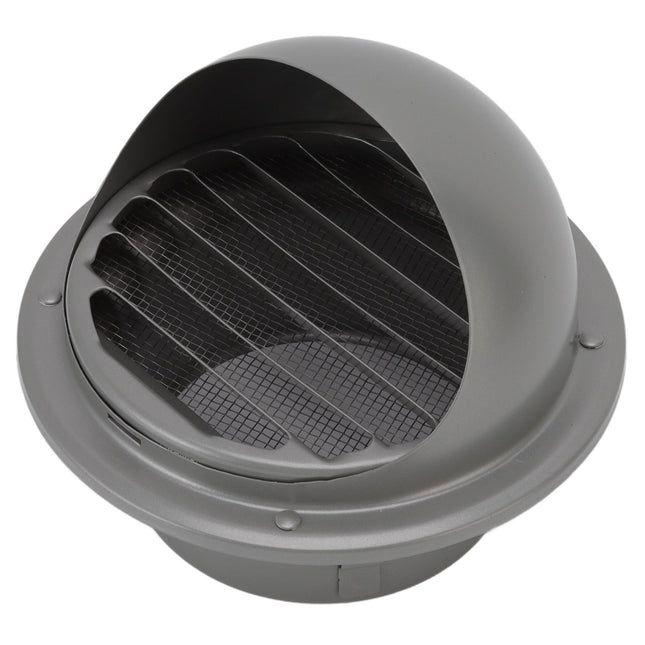 Stainless Steel Round Air Vent Louvered Cover Waterproof Windproof External Wall Vent Outlet for