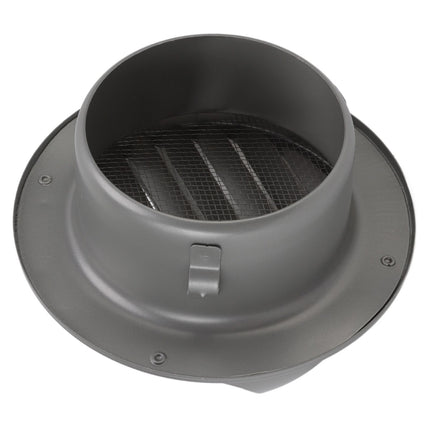 Stainless Steel Round Air Vent Louvered Cover Waterproof Windproof External Wall Vent Outlet for Ventilation System