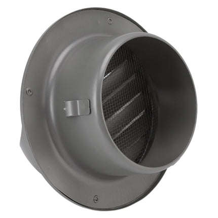 Stainless Steel Round Air Vent Louvered Cover Waterproof Windproof External Wall Vent Outlet for Ventilation System
