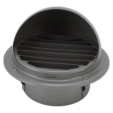 Stainless Steel Round Air Vent Louvered Cover Waterproof Windproof External Wall Vent Outlet for Ventilation System