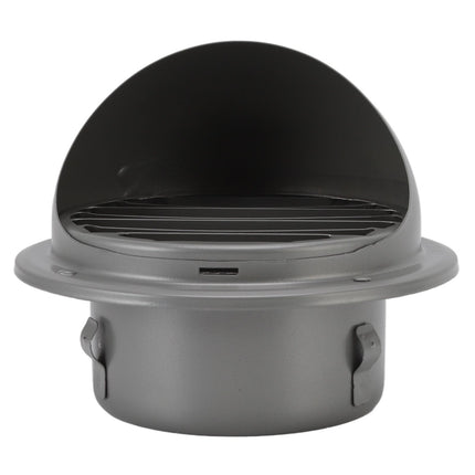 Stainless Steel Round Air Vent Louvered Cover Waterproof Windproof External Wall Vent Outlet for Ventilation System