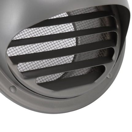 Stainless Steel Round Air Vent Louvered Cover Waterproof Windproof External Wall Vent Outlet for Ventilation System