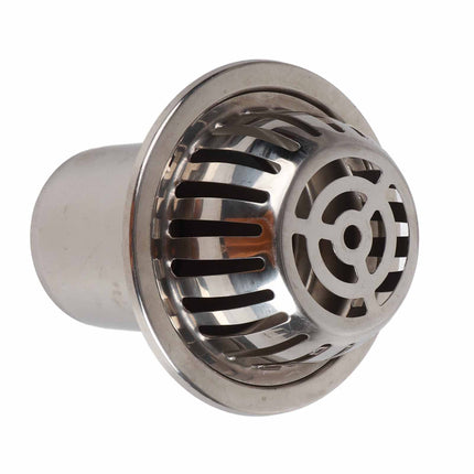 Roof Floor Drain Stainless Steel Non Blocking Balcony Outdoor Rain Bucket Drainage Parts Round 5in