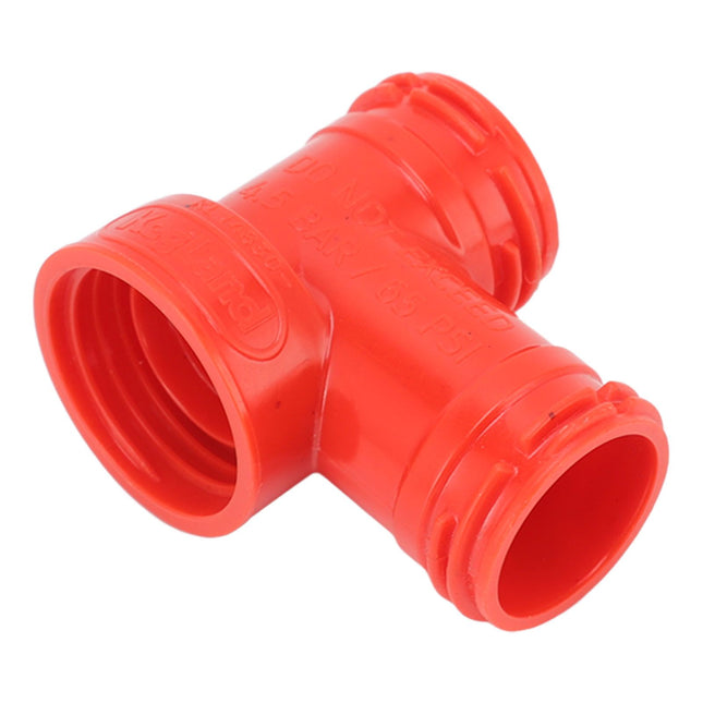 Beer Barrel Tee Adapter Plastic Carbonation Cap Tee Fitting Adapter Oxygen Free Brewing Soda PET Bottles
