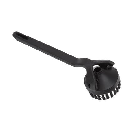 Coffee Machine Brewing Head Brush ABS Detachable Round Coffee Grinder Cleaning Brush for 58mm Diameter Head