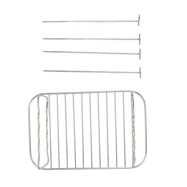 Fryer Rack Stainless Steel Rectangle Double Layer Fryer Accessory for NINJA FOOD 8QT Dual Basket Fryer – product detail