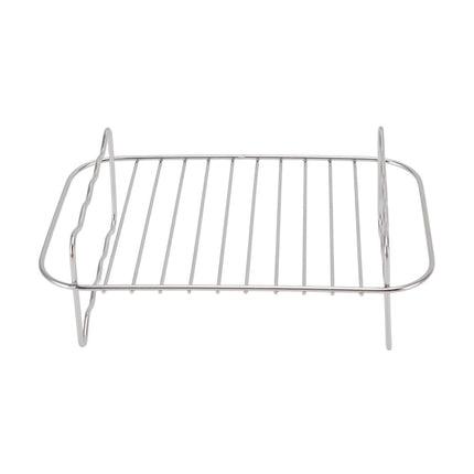 Fryer Rack Stainless Steel Rectangle Double Layer Fryer Accessory for NINJA FOOD 8QT Dual Basket Fryer
