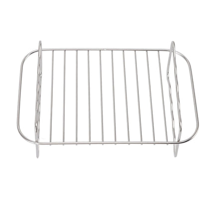 Fryer Rack Stainless Steel Rectangle Double Layer Fryer Accessory for NINJA FOOD 8QT Dual Basket Fryer