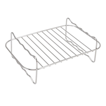Fryer Rack Stainless Steel Rectangle Double Layer Fryer Accessory for NINJA FOOD 8QT Dual Basket Fryer