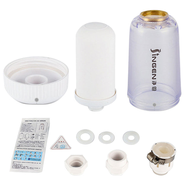 Faucet Water Purifier Home Kitchen Tap Water Filter Sink Faucet Nozzle Purifier Filter Totally 1 Filter