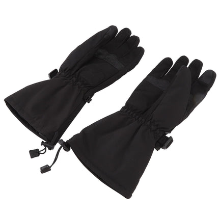 Electric Heated Gloves Battery Powered Heating Thermal Gloves Rechargeable Winter Warm Skiing Gloves for Men Women L