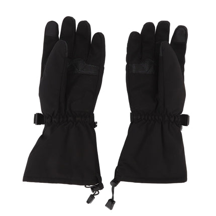 Electric Heated Gloves Battery Powered Heating Thermal Gloves Rechargeable Winter Warm Skiing Gloves for Men Women L