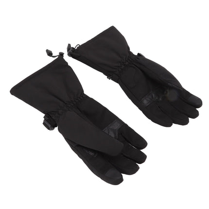 Electric Heated Gloves Battery Powered Heating Thermal Gloves Rechargeable Winter Warm Skiing Gloves for Men Women XL