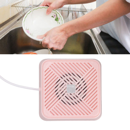 Mini Dishwasher Sound Vibration Electrolytic Water Purification IP67 Waterproof Portable USB Dishwasher Pink