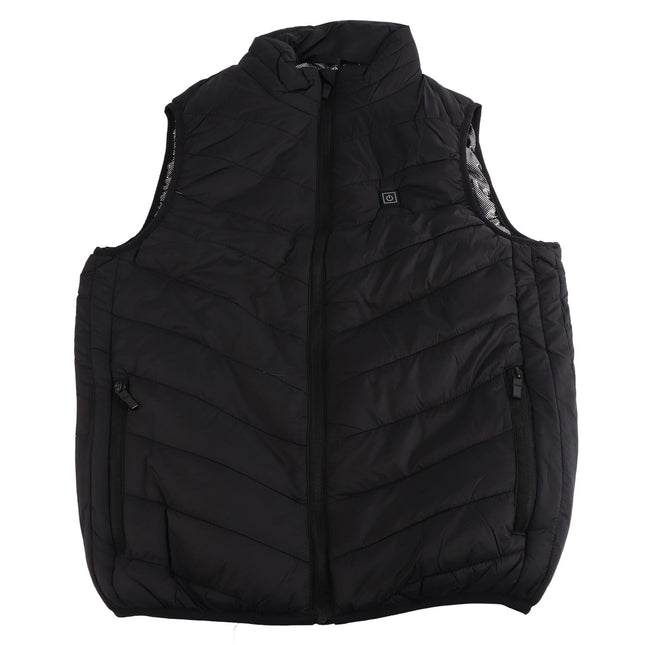 Heated Jacket Unisex 3 Gears Four Zones Heating Polyester Fiber Electric Thermal Vest for Outdoor Winter XL