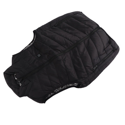 Heated Jacket Unisex 3 Gears Four Zones Heating Polyester Fiber Electric Thermal Vest for Outdoor Winter XL