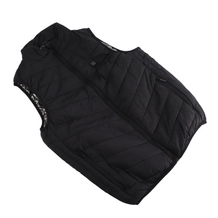 Heated Jacket Unisex 3 Gears Four Zones Heating Polyester Fiber Electric Thermal Vest for Outdoor Winter XXL