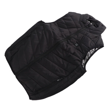 Heated Jacket Unisex 3 Gears Four Zones Heating Polyester Fiber Electric Thermal Vest for Outdoor Winter XXL