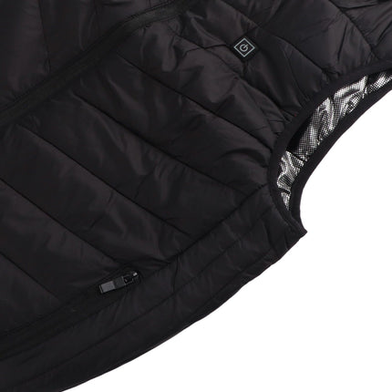 Heated Jacket Unisex 3 Gears Four Zones Heating Polyester Fiber Electric Thermal Vest for Outdoor Winter XXL