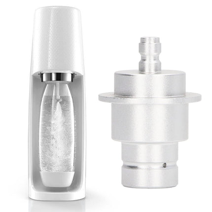 CO2 Adapter for Soda Water for DUO for Terra for Art Soda Maker CO2 Cylinder Silver Male Adapter