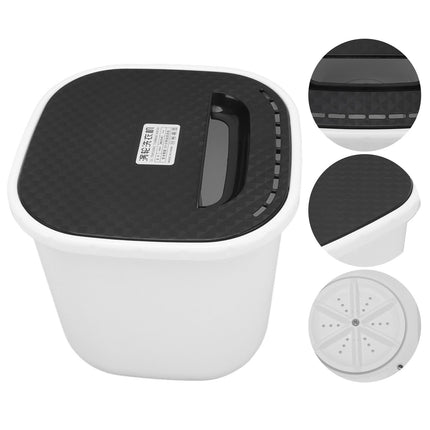 6L Mini Washing Machine Forward and Reverse Rotation USB Power Supply Automatic Power Off Portable Mini Underwear Washer