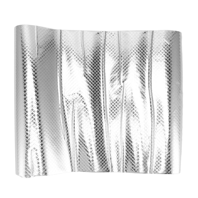 Kitchen Aluminum Foil Stickers Oil Proof Waterproof PVC Self Adhesive Kitchen Backsplash Wallpaper in Silver