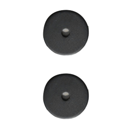 Sliding Barn Door Handle Carbon Steel 4.8mm Thick Double Sided Barn Door Push Pull Handle Black Round Handle