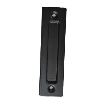Sliding Barn Door Handle Carbon Steel 4.8mm Thick Double Sided Barn Door Push Pull Handle Black Round Handle