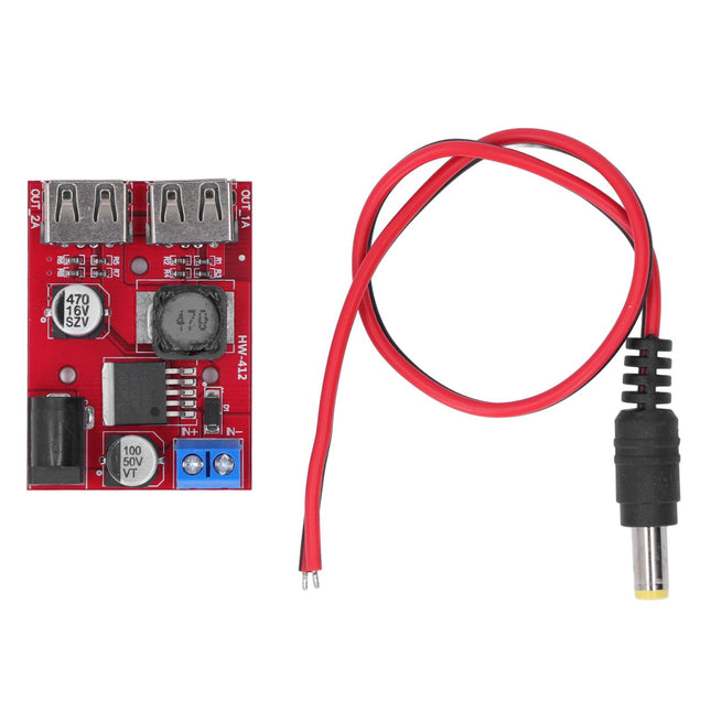 DC 6V 30V to 5V Solar Controller Circuit Board Voltage Stabilizing Controller Solar Power Buck USB Circuit – product detail