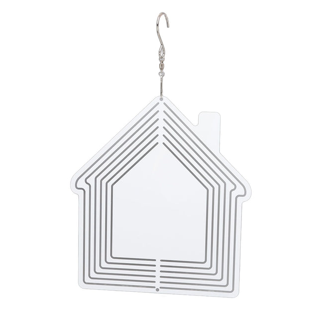 DIY Sublimation Metal Wind Spinner Hanging Blank Wind Chimes Garden Decorative Ornaments House 200x182x1mm – product detail