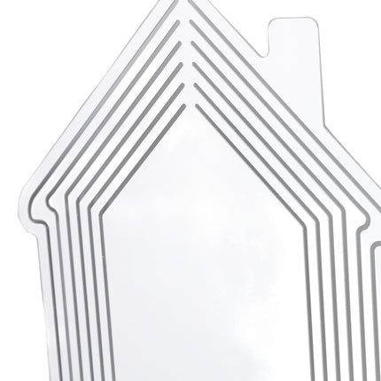 DIY Sublimation Metal Wind Spinner Hanging Blank Wind Chimes Garden Decorative Ornaments House 200x182x1mm